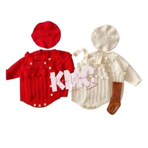 2 Piece Onesie Set w/ Sweater